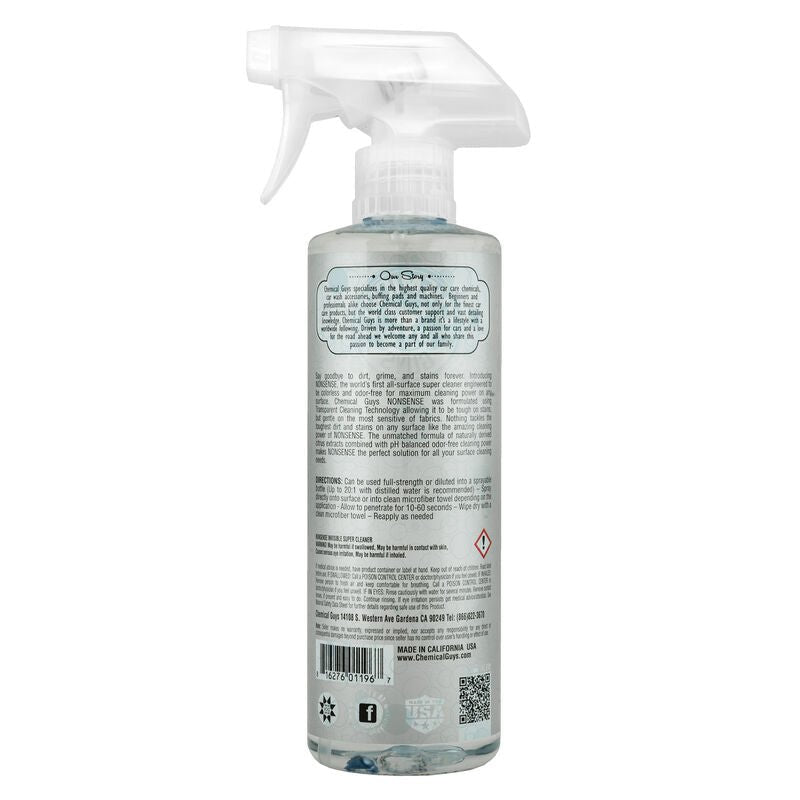 Chemical Guys Nonsense Colorless & Odorless All Surface Cleaner - 16oz (P6) - Dirty Racing Products