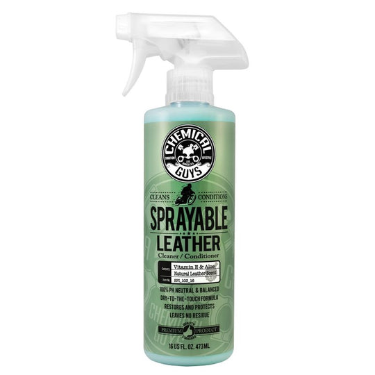Chemical Guys Sprayable Leather Cleaner & Conditioner In One - 16oz (P6) - Dirty Racing Products