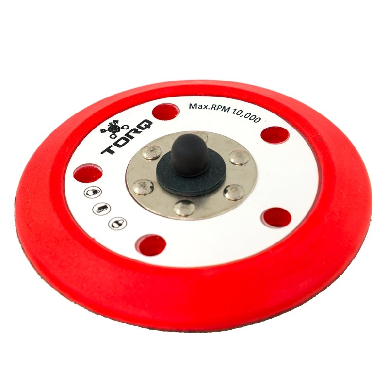 Chemical Guys TORQ R5 Dual-Action Red Backing Plate w/Hyper Flex Technology - 5in (P12) - Dirty Racing Products