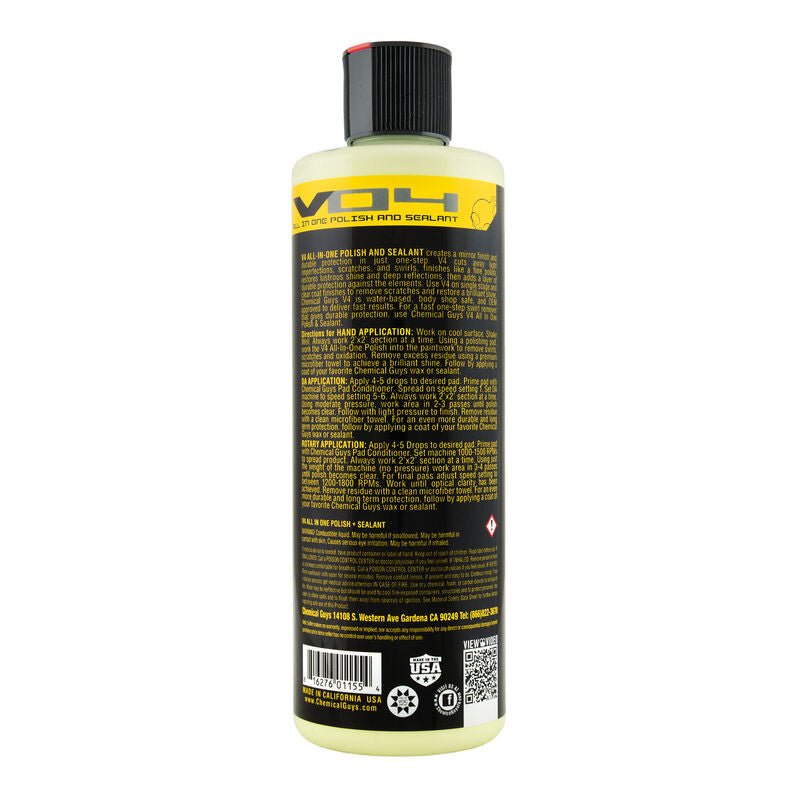 Chemical Guys V4 All-In-One Polish & Sealant - 16oz (P6) - Dirty Racing Products