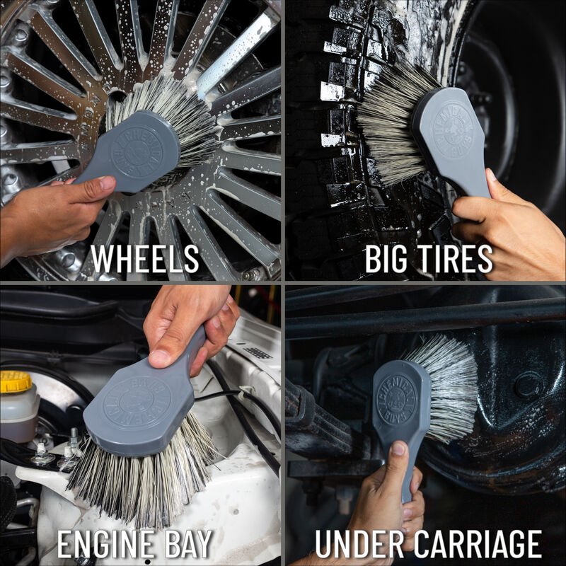 Chemical Guys Wheel Works Wheel & Body Brush (P12) - Dirty Racing Products