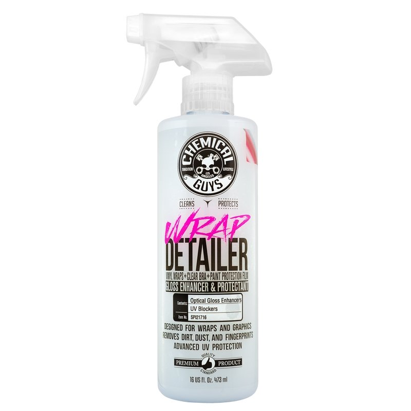 Chemical Guys Wrap Detailer Gloss Enhancer & Protectant for Vinyl Wraps - 16oz (P6) - Dirty Racing Products
