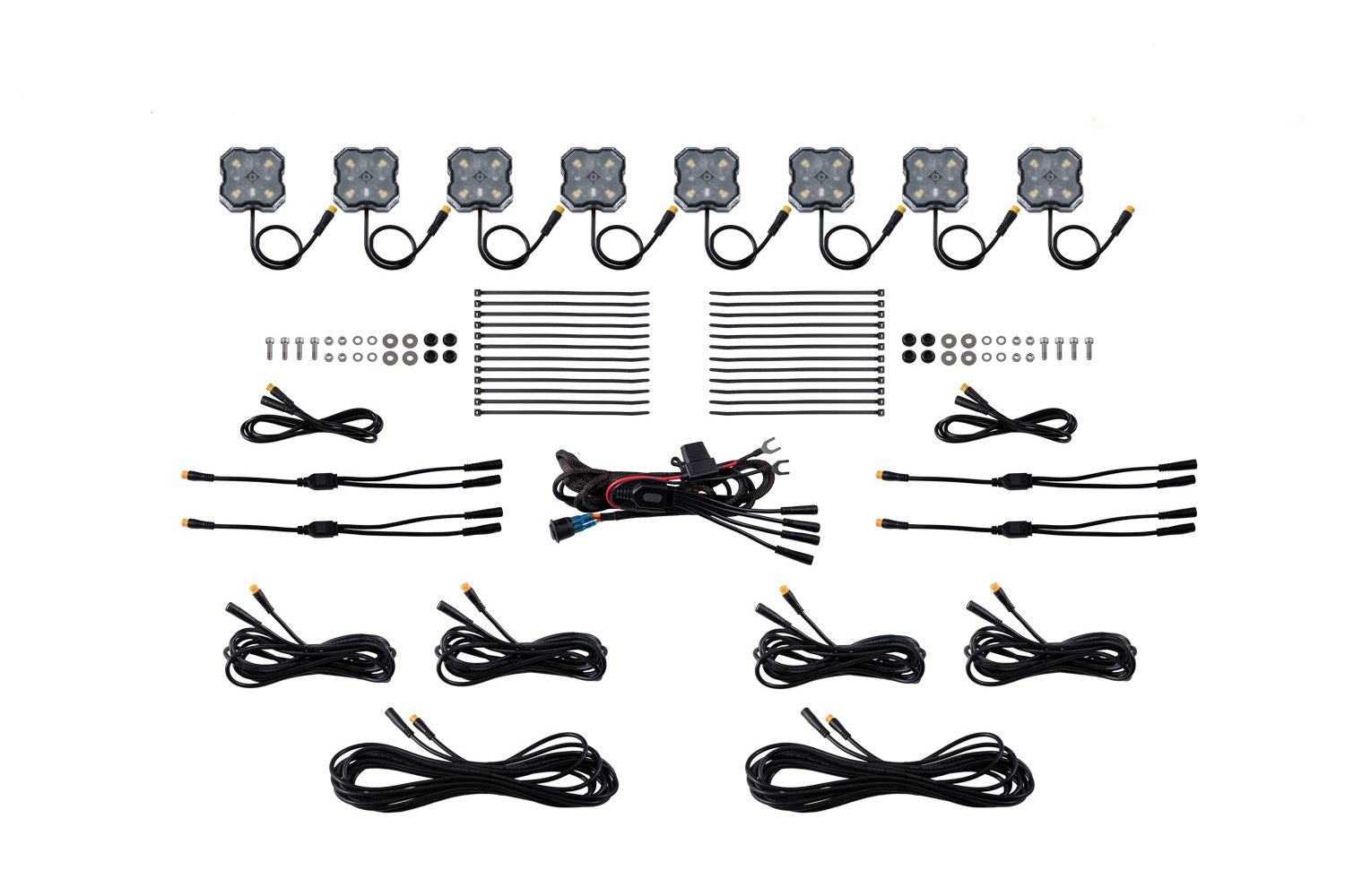 Diode Dynamics Stage Series Single-Color LED Rock Light (8-pack) - Dirty Racing Products