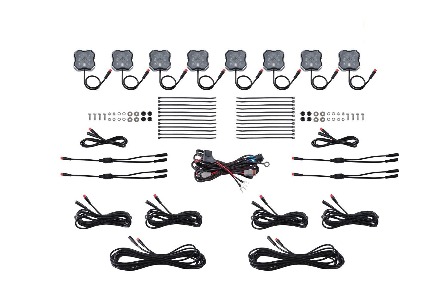 Diode Dynamics Stage Series RGBW LED Rock Light (8-pack) - Dirty Racing Products