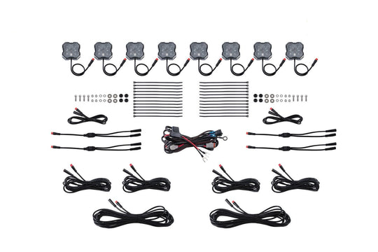 Diode Dynamics Stage Series RGBW LED Rock Light (8-pack) - Dirty Racing Products