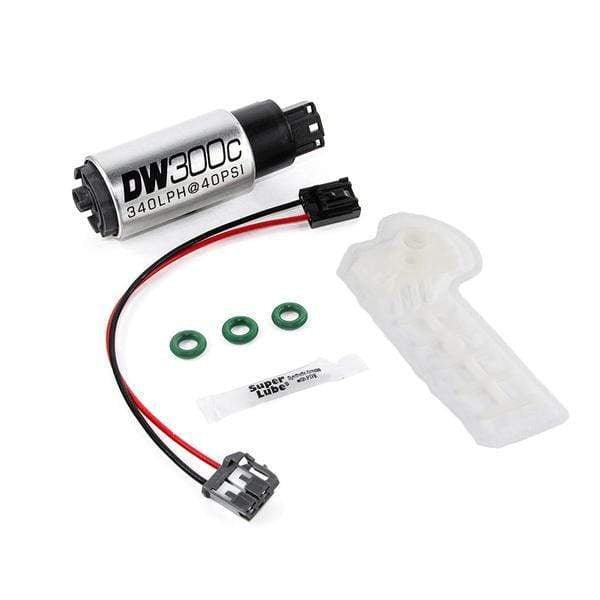 DeatschWerks DW300c Fuel Pump w/Install Kit Subaru WRX 2015-2021, BRZ/FR-S/86 2013-2016 - Dirty Racing Products