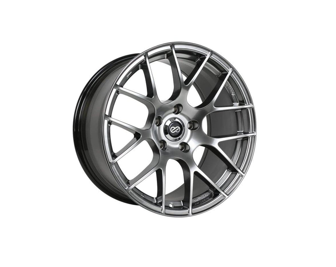 Enkei Raijin 18x10.5 5x114.3 25mm - Hyper Silver Wheel - Dirty Racing Products