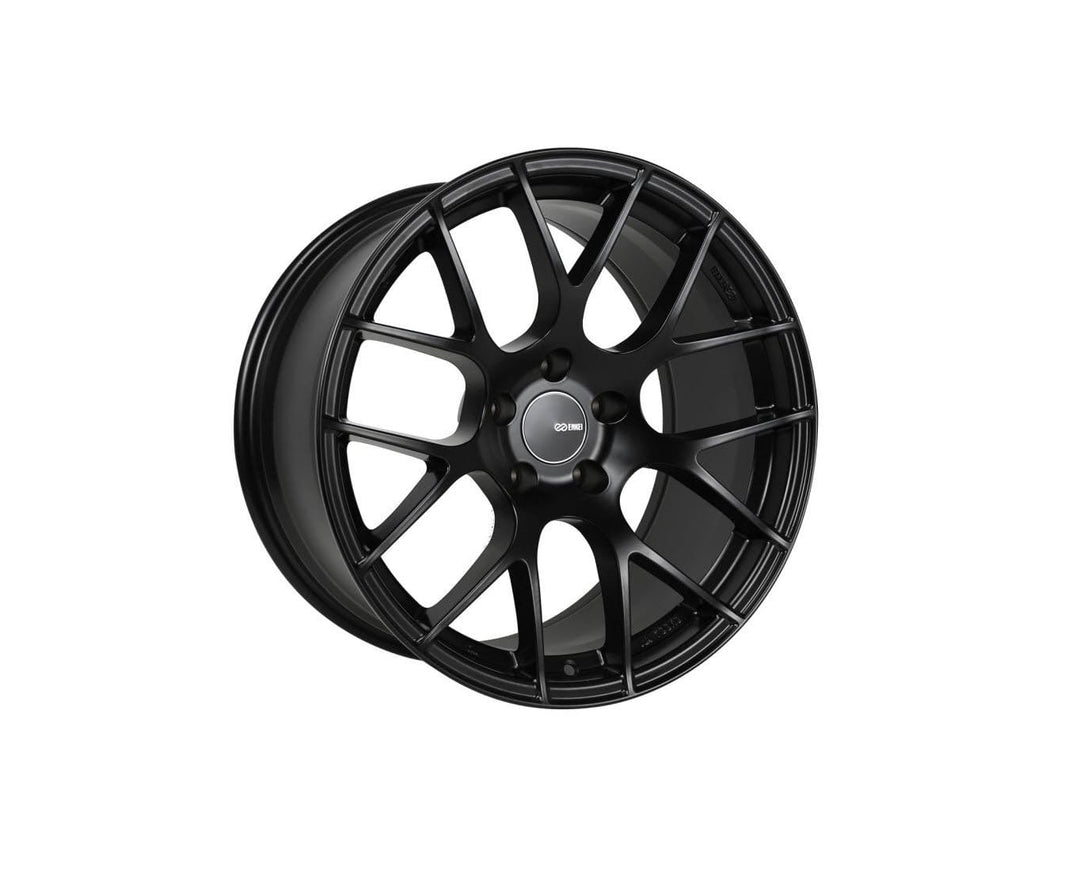 Enkei Raijin 18x8 5x100 45mm - Matte Black Wheel - Dirty Racing Products