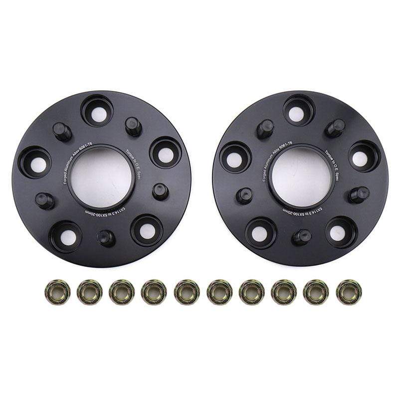 FactionFab Subaru 5×114.3 to 5×100 20mm Wheel Spacer Conversion Set - Dirty Racing Products