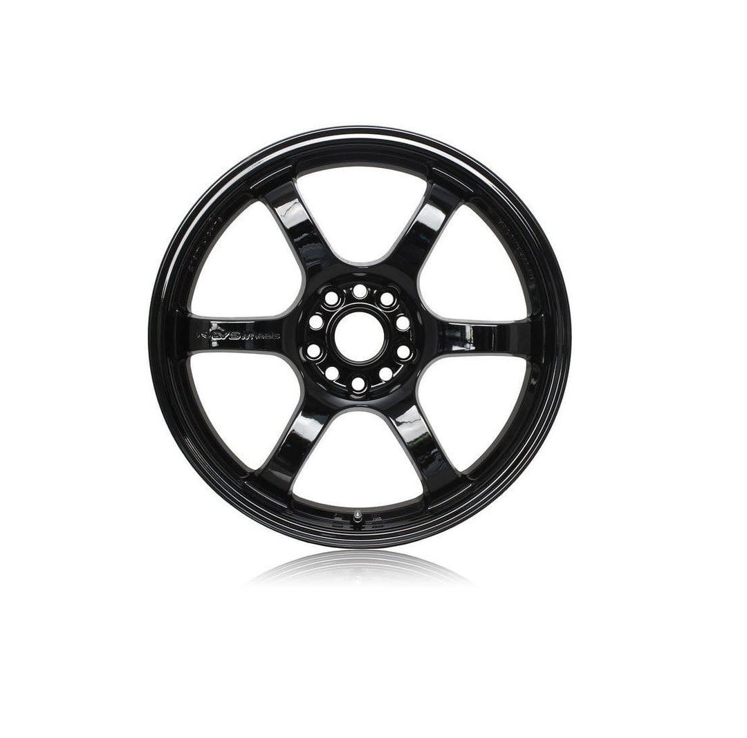 Gram Lights 57CR 18x10.5 5x114.3 22mm - Gloss Black Wheel - Dirty Racing Products