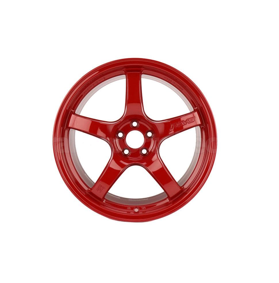Gram Lights 57CR 18x9.5 +38mm 5x114.3 Milano Red Wheel - Dirty Racing Products