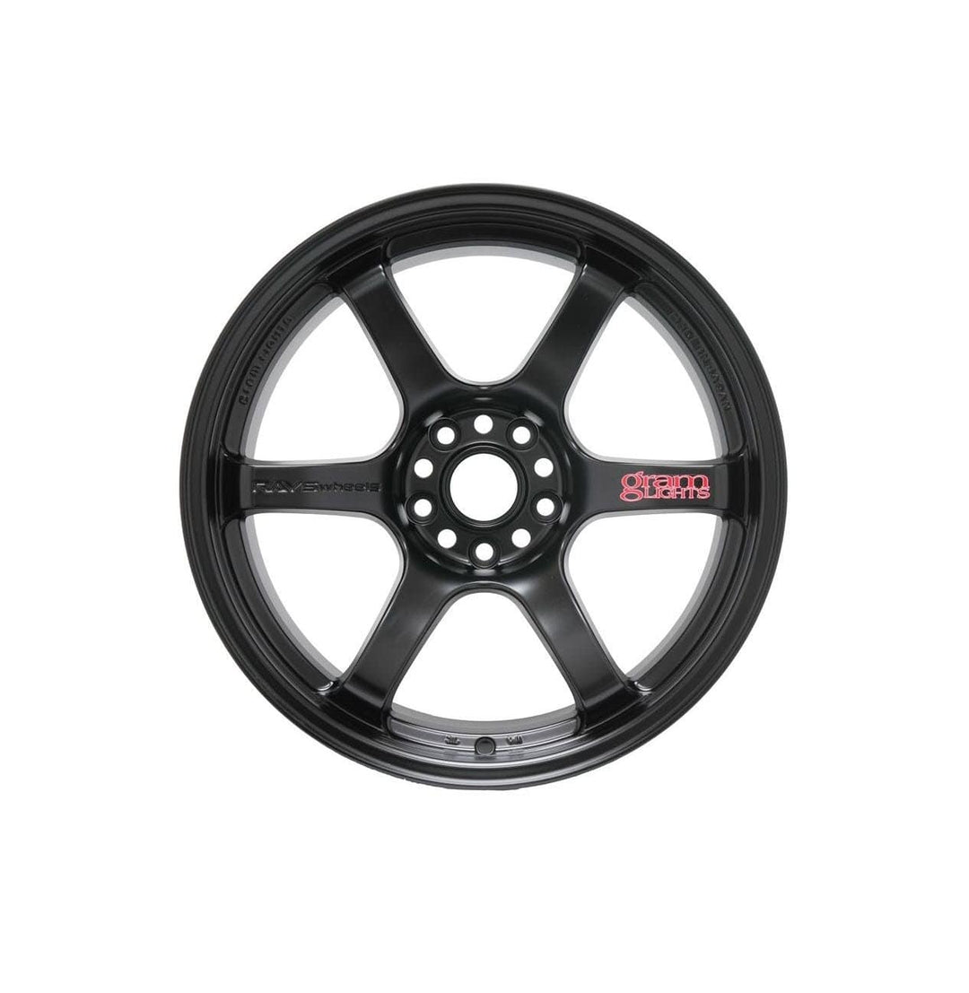 Gram Lights 57DR 17x9 5x114.3 38mm - Semi Gloss Black Wheel - Dirty Racing Products
