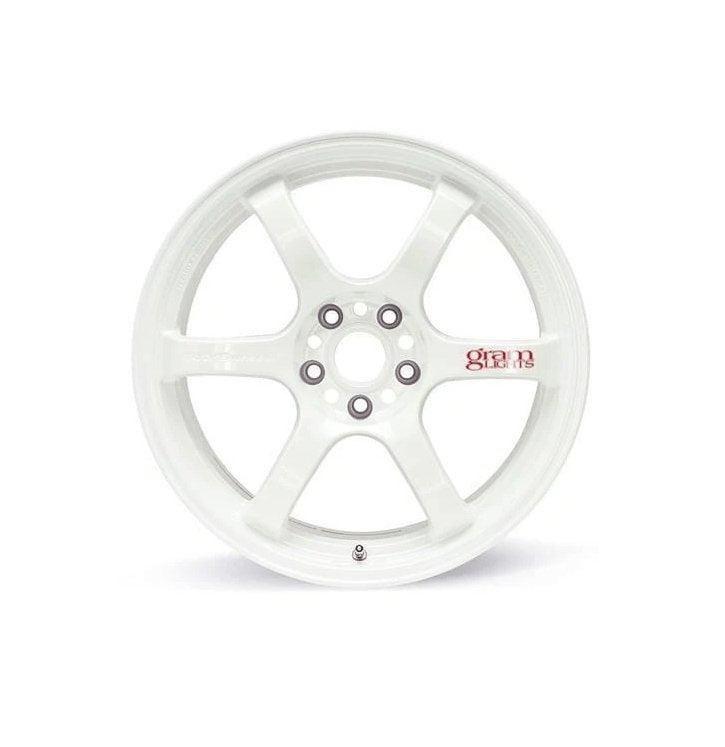 Gram Lights 57DR 18x9.5 5x114.3 38mm - Ceramic Pearl Wheel - Dirty Racing Products