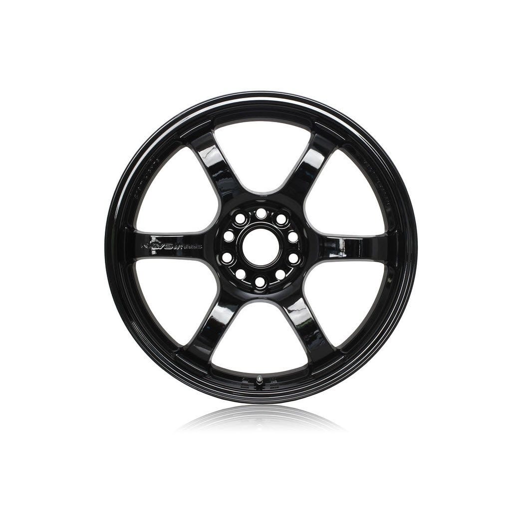 Gram Lights 57DR 18x9.5 5x114.3 38mm - Glossy Black Wheel - Dirty Racing Products