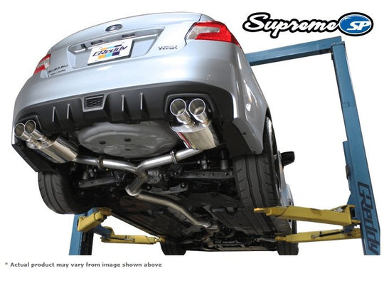 GReddy Sedan Supreme SP Cat-Back Exhaust Subaru (VA) STI/WRX 2015+ - Dirty Racing Products