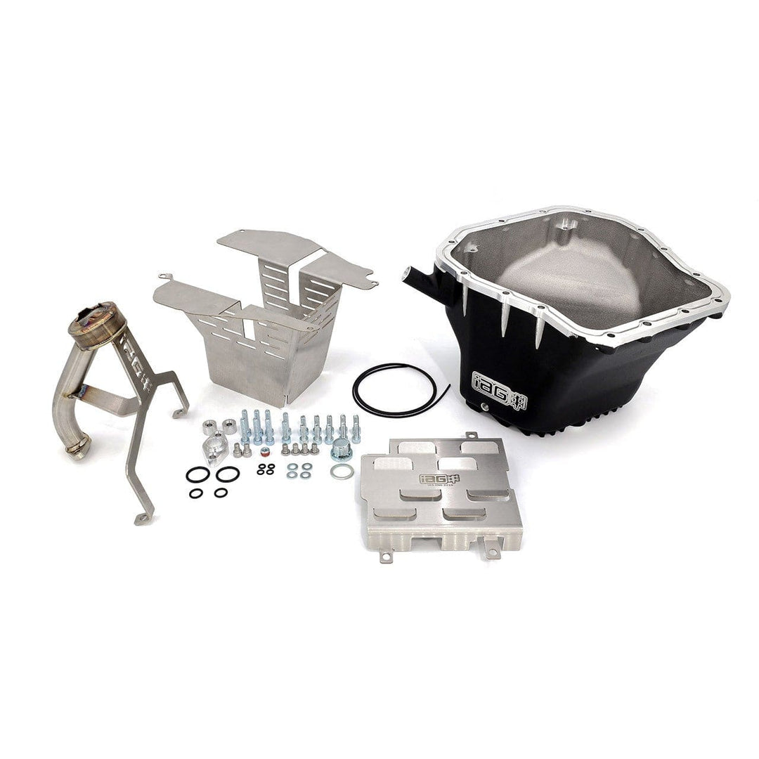 IAG Performance EJ Street Series Oil Pan Package (Pan / Pickup / Street Baffle / Windage Tray) For WRX, STI, LGT, FXT - Dirty Racing Products