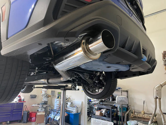 ETS Single Exit Catback Conversion Exhaust Subaru WRX 2022+ - Dirty Racing Products
