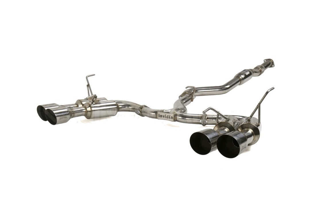 Invidia R400 Gemini Single Layer Cat Back Exhaust w/Stainless Steel Tips Subaru WRX/STI 2015+ - Dirty Racing Products
