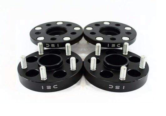 ISC Suspension Wheel Spacers 5x100 15mm Black Pair Subaru WRX 2002-2014 / Forester / Scion FR-S / Subaru BRZ / Toyota 86 / Legacy / Outback - Dirty Racing Products