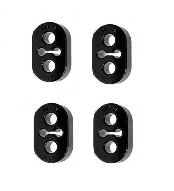 Kartboy Exhaust Hanger (4 Piece Set) - Black 15mm Subaru WRX 2002-2007 / Forester 1998-2004 / Legacy 1998-2004 - Dirty Racing Products