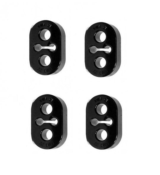 Kartboy Exhaust Hanger (4 Piece Set) - Black 15mm Subaru WRX 2002-2007 / Forester 1998-2004 / Legacy 1998-2004 - Dirty Racing Products
