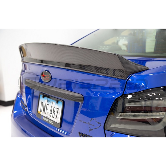 OLM Two Point Zero Carbon Fiber Duckbill Spoiler Subaru WRX / STI 2015 - 2020 - Dirty Racing Products