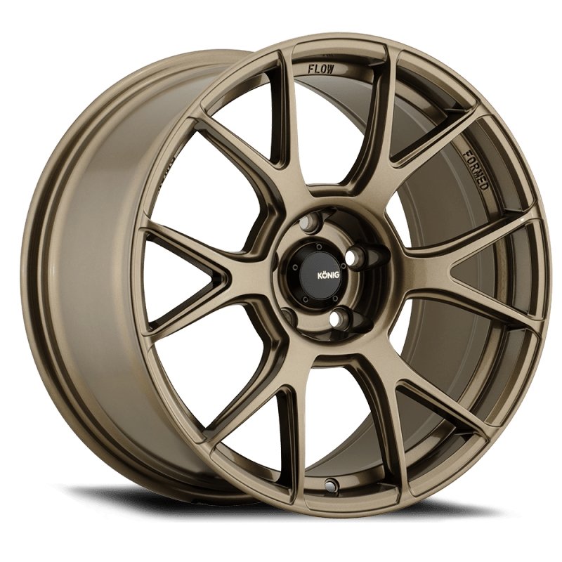 KONIG Ampliform 17x8 4x100 45mm - Gloss Bronze Wheel - Dirty Racing Products