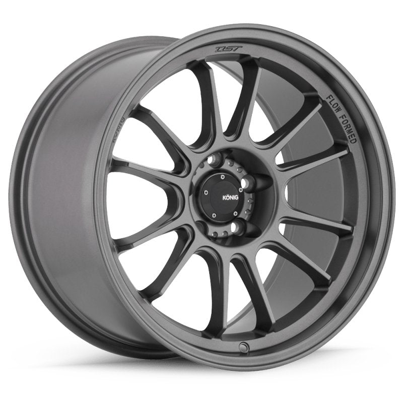 KONIG Hypergram 15x7.5 4x100 35mm - Matte Grey Wheel - Dirty Racing Products