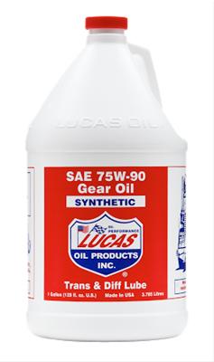 Lucas Oil Pure Synthetic Gear Oil 75W90 1 Gallon - Dirty Racing Products