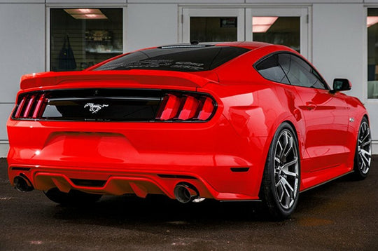 MBRP Exhaust 3" Cat Back, Dual Split Rear, Street Version, 4.5" tips, T409, Ford Mustang 2.3 EcoBoost 2015 - 2021 - Dirty Racing Products
