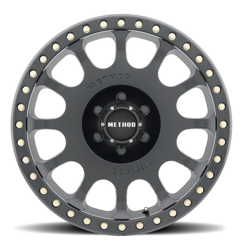 Method Race Wheels MR105 Beadlock 17x8.5 6x5.5 0mm - Matte Black Wheel - Dirty Racing Products