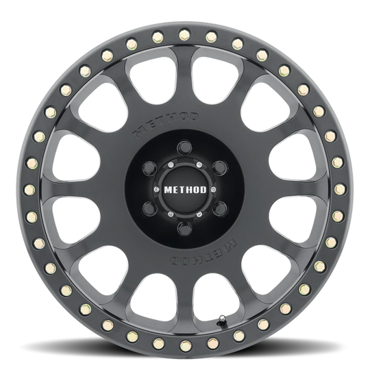 Method Race Wheels MR105 Beadlock 17x9 5x5 38mm - Matte Black Wheel - Dirty Racing Products
