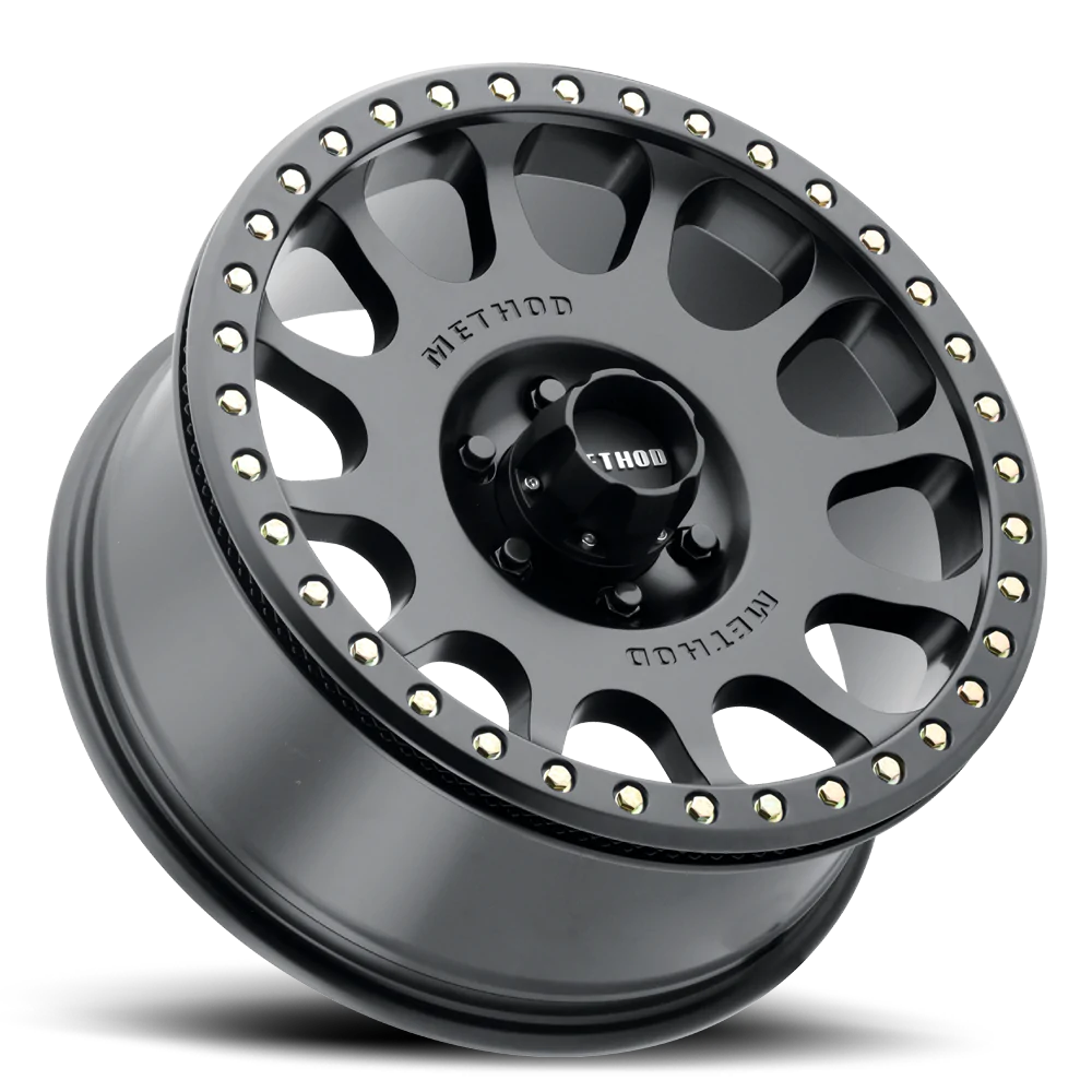 Method Race Wheels MR105 Beadlock 17x9 5x5 38mm - Matte Black Wheel - Dirty Racing Products