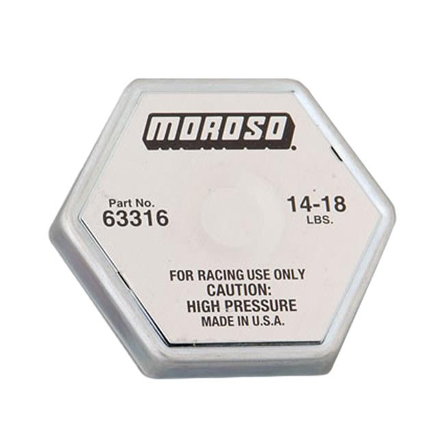 Moroso Racing Radiator Cap 14-18lbs - Universal - Dirty Racing Products