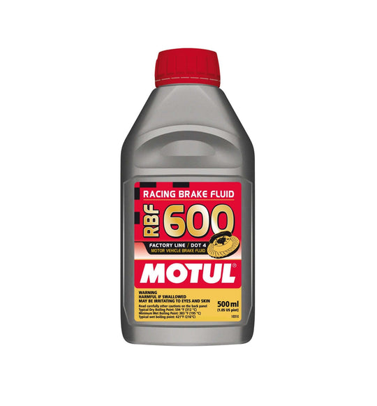 Motul RBF600 Brake Fluid Synthetic DOT 4 - 500ml - Dirty Racing Products