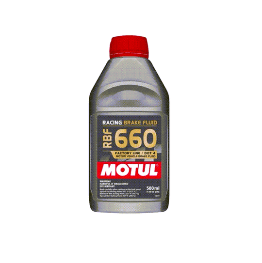 Motul RBF660 Racing DOT 4 Synthetic Brake Fluid - 500ml - Dirty Racing Products