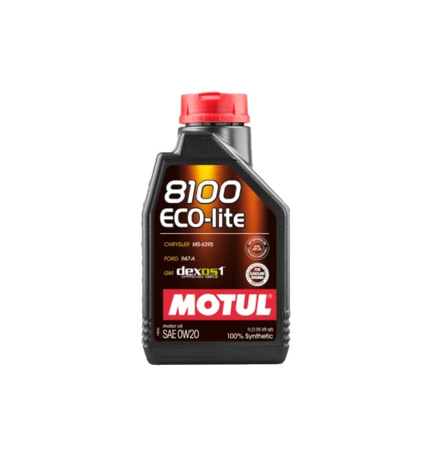 Motul Synthetic Engine Oil 8100 0W20 ECO-LITE - 1L - Dirty Racing Products