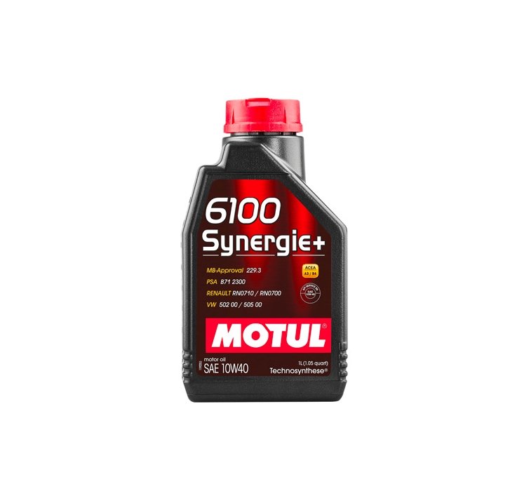 Motul Technosynthese Engine Oil 6100 SYNERGIE+ 10W40 - 1L - Dirty Racing Products
