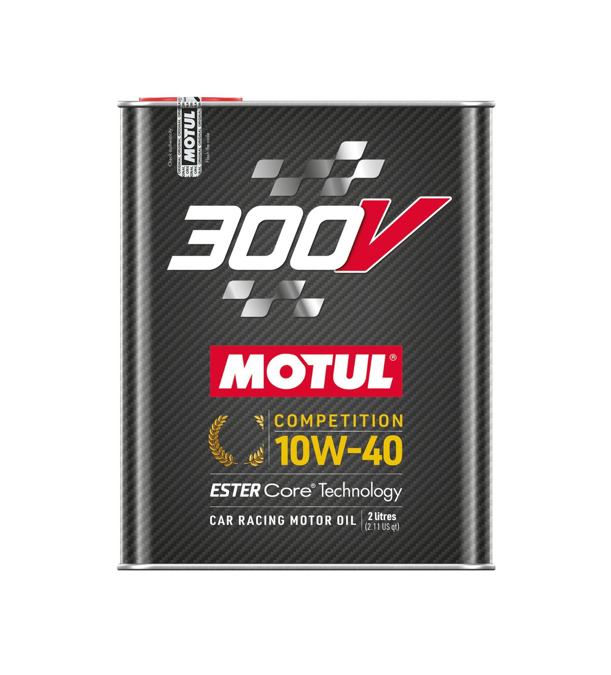 Motul 300V Competition 10W40 Engine Racing Oil - 2L (2.1qt) - Dirty Racing Products