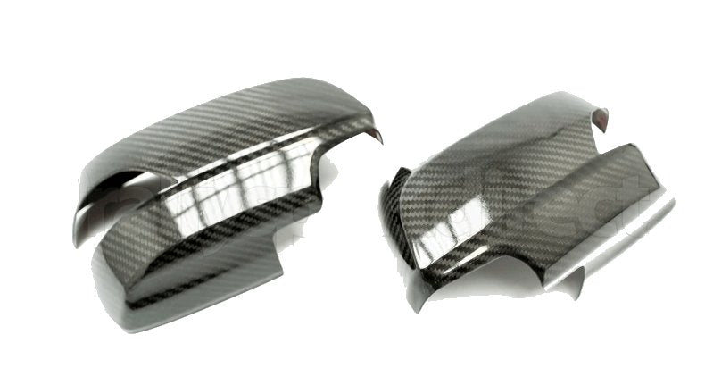 OLM LE Dry Carbon Fiber Full Mirror Covers w/ Turn Signal Hole Subaru WRX / STI 2015+ - Dirty Racing Products