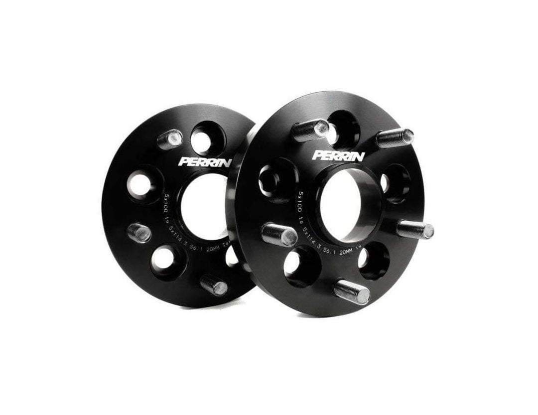 PERRIN Performance Subaru Wheel Adapters 5x100 to 5x114.3 (20mm and 25mm) - Dirty Racing Products