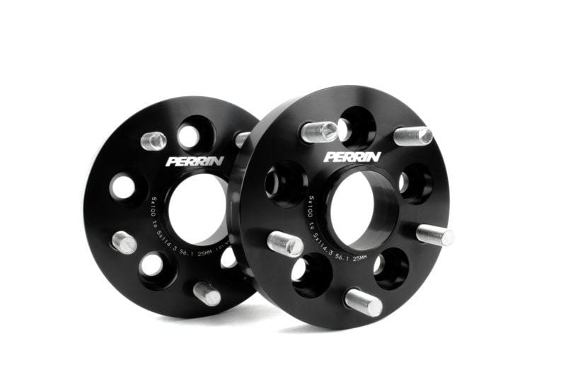 PERRIN Performance Subaru Wheel Adapters 5x100 to 5x114.3 (20mm and 25mm) - Dirty Racing Products