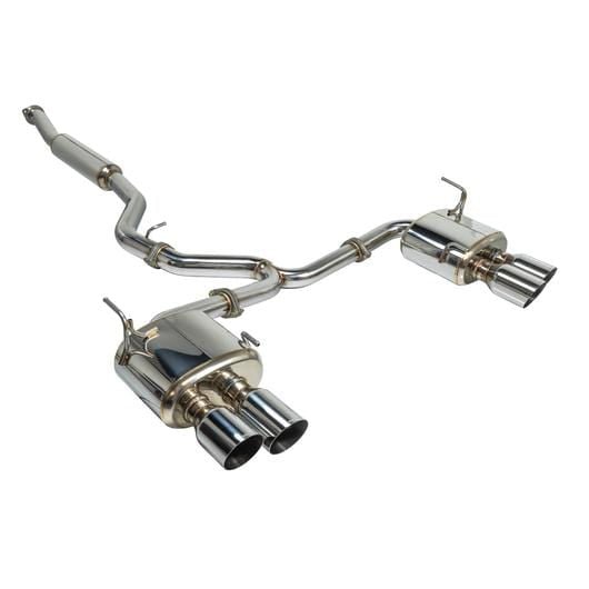 REMARK 4 Inch Quad Exit Catback Exhaust Non-Res System w/ Stainless Steel Tip Subaru WRX/STI 2015-2020 - Dirty Racing Products