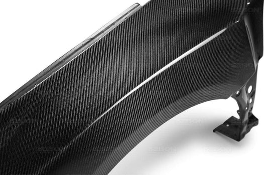 Seibon Carbon Fiber 10mm Wider Fenders - Subaru 2008-2014 STI / 2011-2014 WRX - Dirty Racing Products
