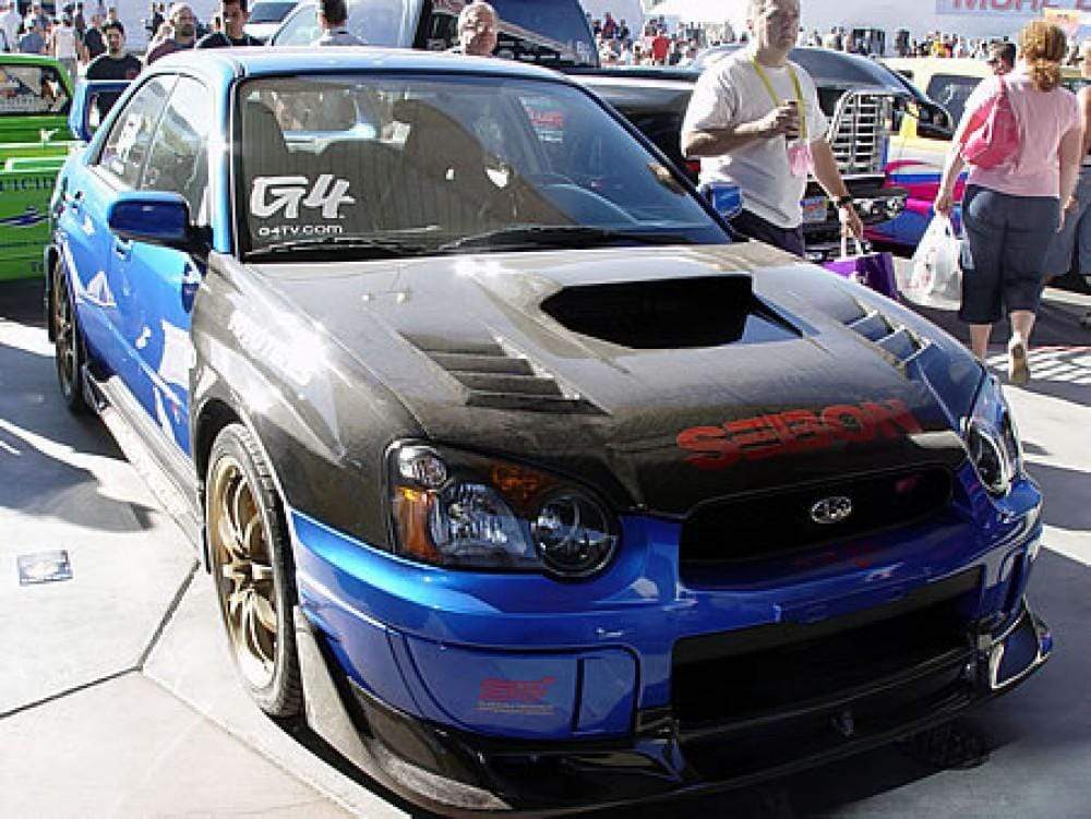 Seibon Carbon Fiber CW Style Front Lip - Subaru WRX 2004-2005 / STI 2004-2005 - Dirty Racing Products