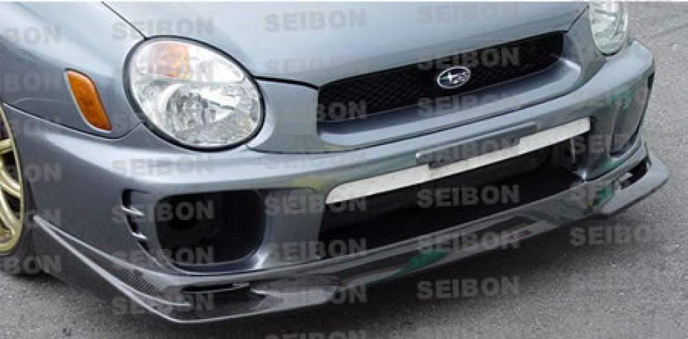 Seibon Carbon Fiber GD Style Front Lip - Subaru WRX 2002-2003 - Dirty Racing Products