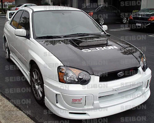 Seibon Carbon Fiber OE Style Hood - Subaru WRX 2004-2005 / STI 2004-2005 - Dirty Racing Products