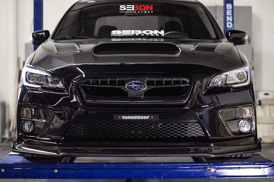 Seibon Carbon Fiber OEM Style Front Grille - Subaru WRX / STI 2015-2017 - Dirty Racing Products