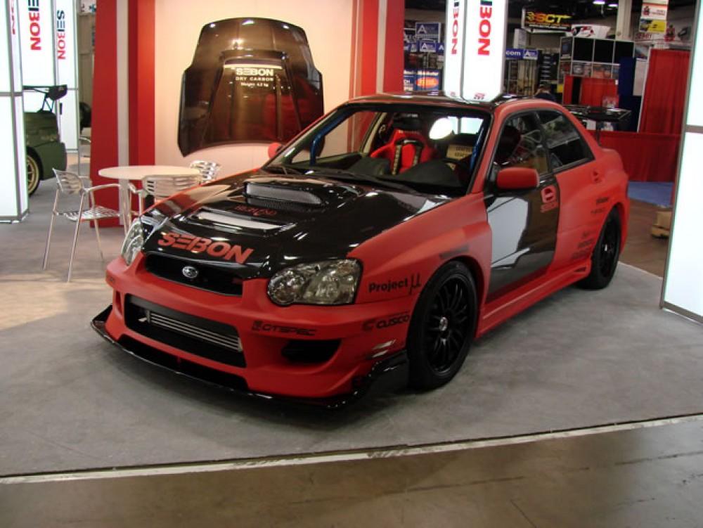 Seibon Carbon Fiber RC Style Hood - Subaru WRX 2004-2005 / STI 2004-2005 - Dirty Racing Products