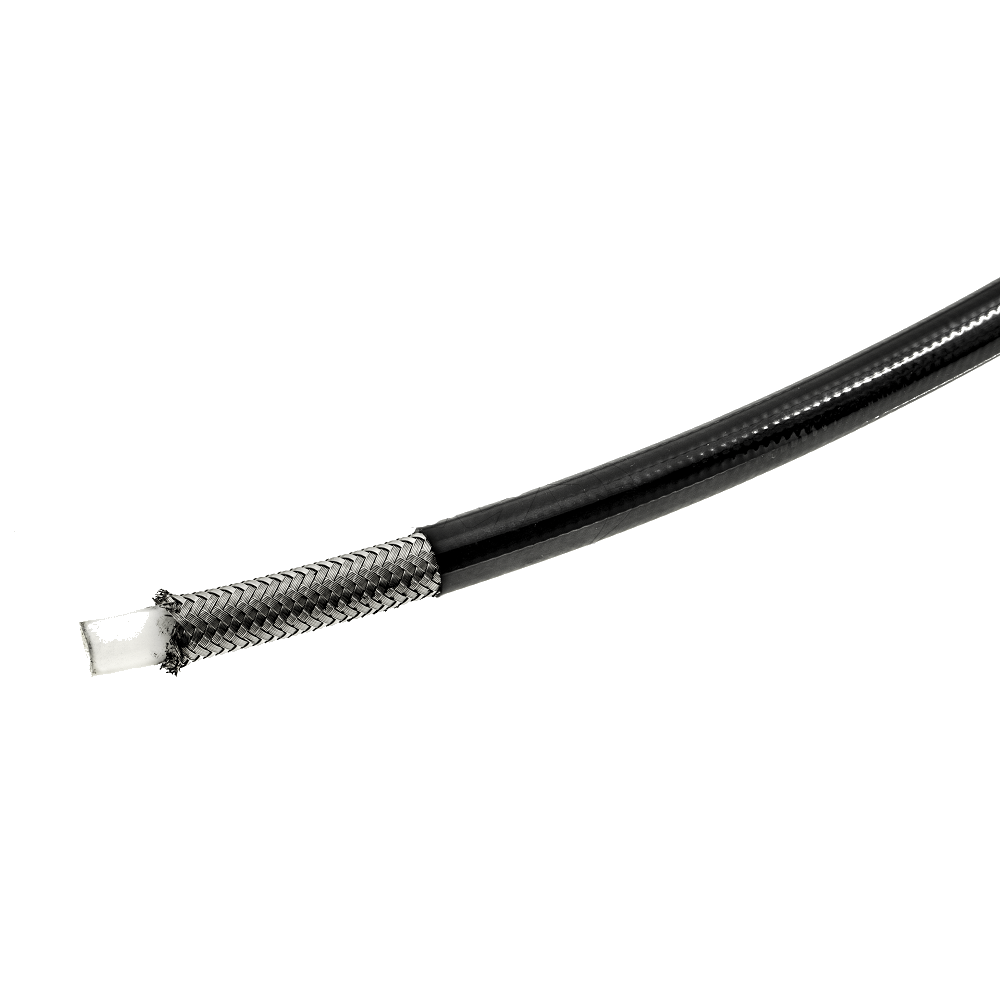 SMY Performance PTFE MAX Stainless Steel Braided w/ Black PVC Coated Hoses 6an - Dirty Racing Products